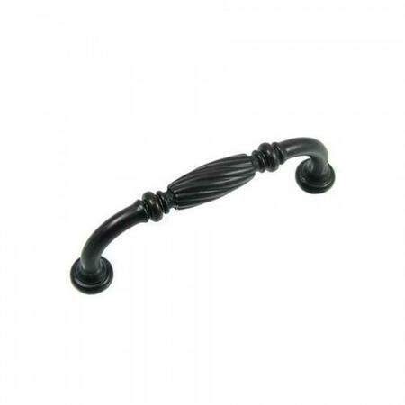 STRATEGIC BRANDS 3 in. Oil Rubbed Bronze French Twist Cabinet Pull 84013